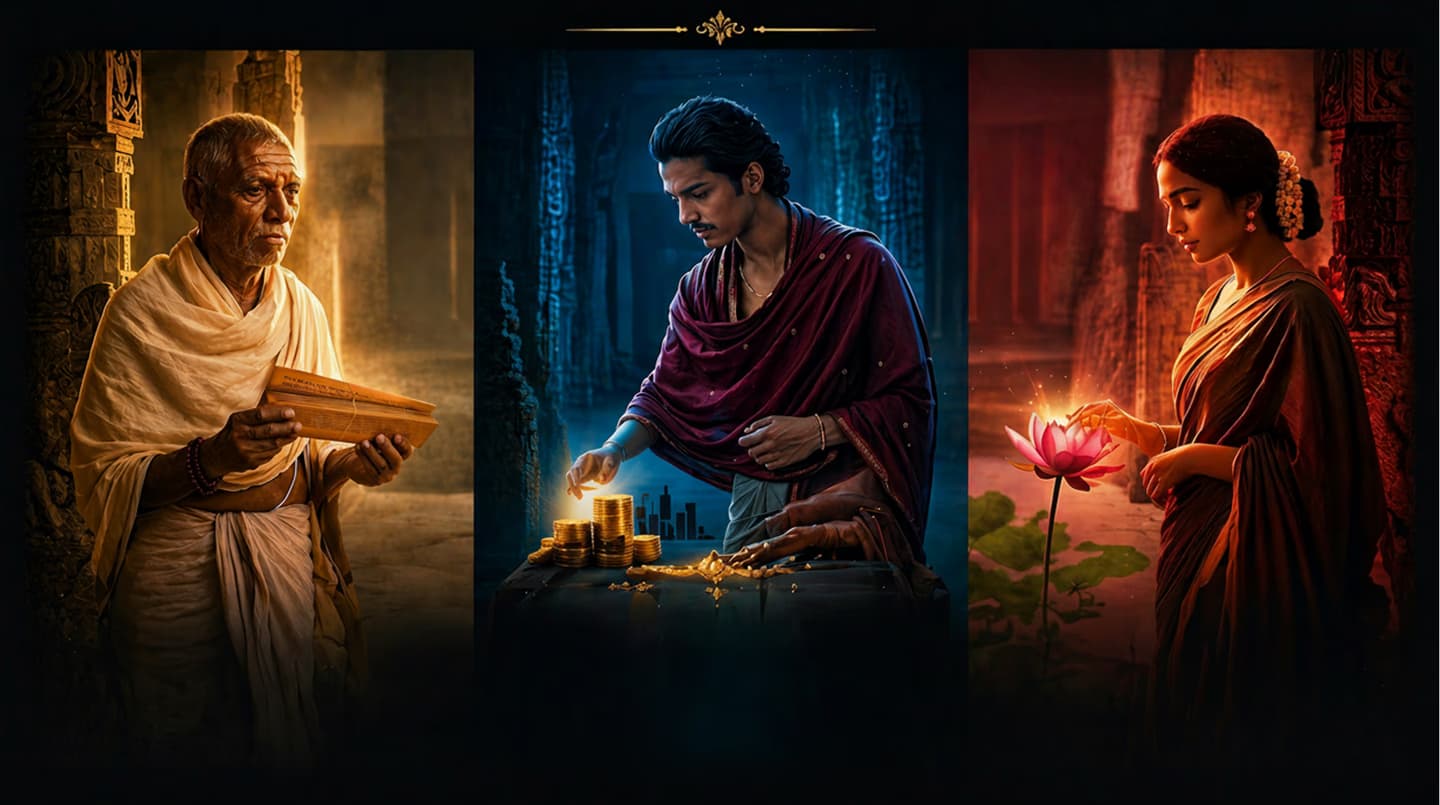 Kamasutra by Vatsyayana — Salutation to Dharma, Artha, and Kama